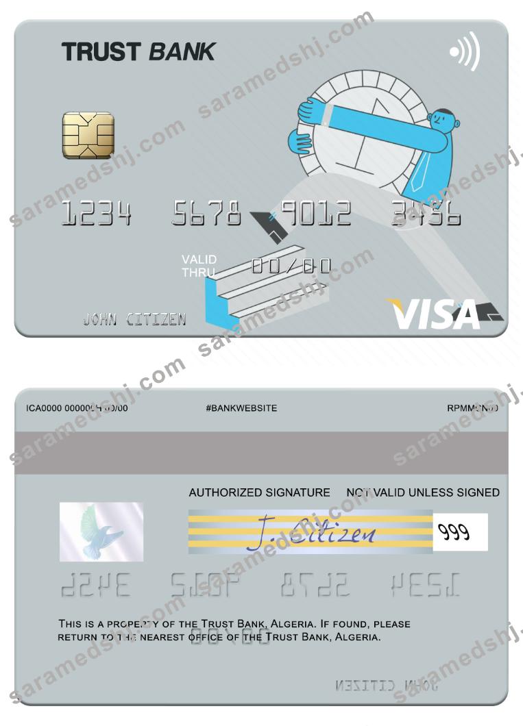 Algeria Trust Bank Algéria visa card